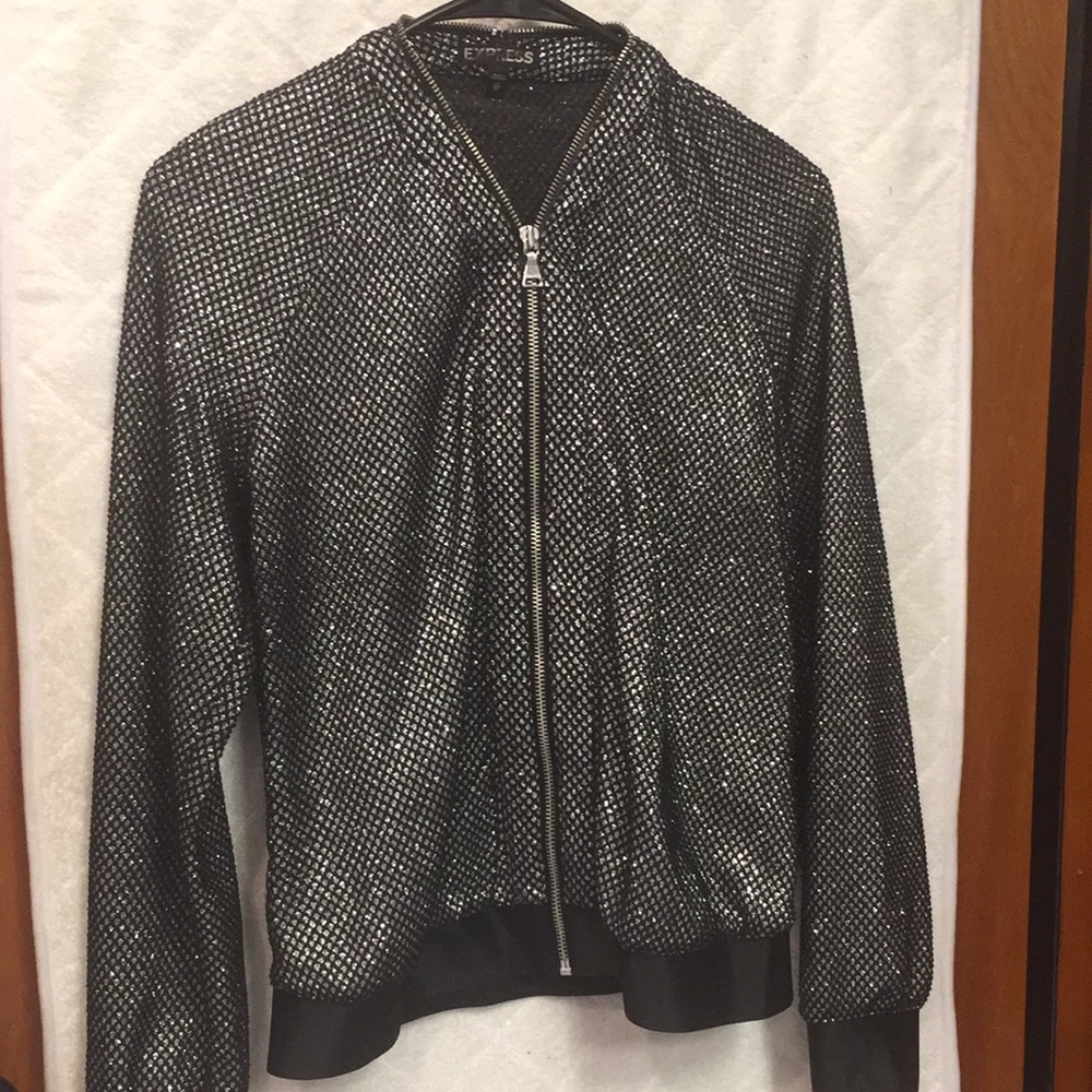 NWOT Express sparkle glitter blazer